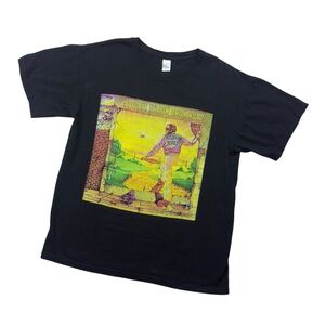 Keya Elton John Goodbye Yellow Brick Road Farewell Tour Graphic Band Tee Large